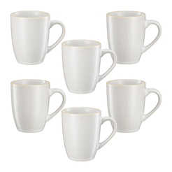 Komplet kubków kamionkowych 260 ml 6 sztuk NORDEN