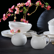 stylowy serwis obiadowy z porcelany 