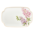 elegancka patera z porcelany zdobiona złotem