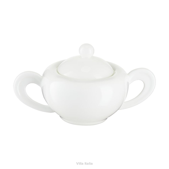 Cukiernica porcelanowa biała