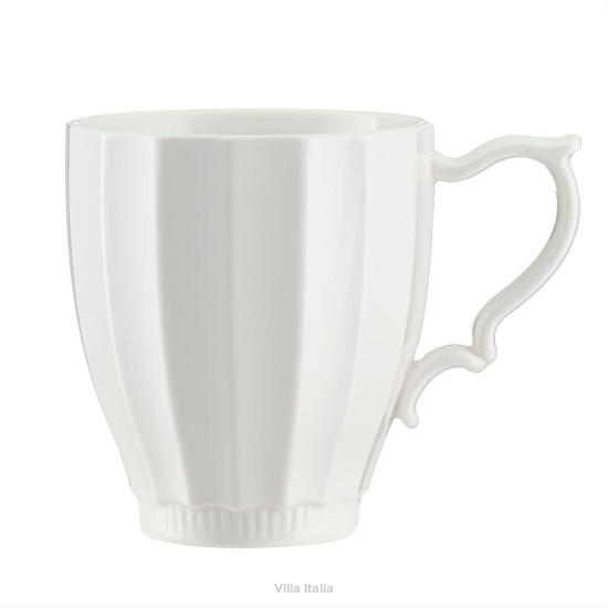 kubeczek porcelanowy retro biały