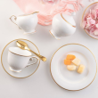 Talerzyk deserowy śniadaniowy porcelanowy 21 cm OPERA GOLD 1