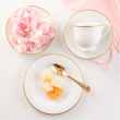 Talerzyk deserowy śniadaniowy porcelanowy 21 cm OPERA GOLD 4