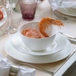 Serwis obiadowo kawowy porcelanowy na 6 osób BARI WHITE 3