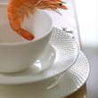 Serwis obiadowo kawowy porcelanowy na 6 osób BARI WHITE 4