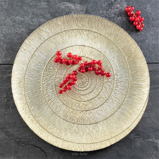 Talerz dekoracyjny Patera na ciasto 33 cm SOLANGE