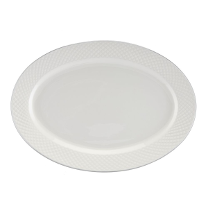 Półmisek porcelanowy owalny platynowa linia 31 cm BARI PLATIN