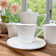 Zestaw do herbaty dla 1 osoby porcelanowy UNICO 10 1