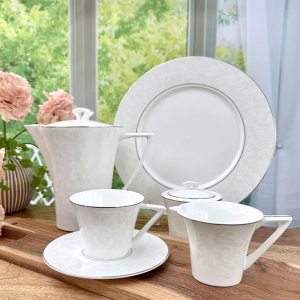 Zestaw do herbaty dla 1 osoby porcelanowy UNICO 10