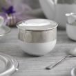 Serwis obiadowo kawowy porcelanowy na 12 osób VALENTINO 17