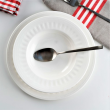 Serwis obiadowo kawowy na 12 osób porcelanowy z wazą MESYNA WHITE 1