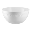 Serwis obiadowo kawowy na 12 osób porcelanowy z wazą MESYNA WHITE 8