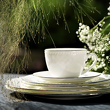 eleganckie naczynia porcelanowe z platynową dekoracją