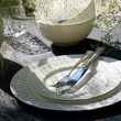 eleganckie naczynia porcelanowe z platynową dekoracją