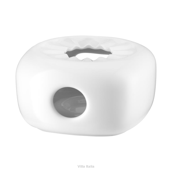 Podgrzewacz do dzbanka 13 x 13 cm porcelanowy PLUS WHITE
