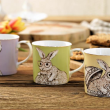Kubek porcelanowy żółty 300 ml RABBIT 3