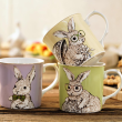 Kubek porcelanowy żółty 300 ml RABBIT 5