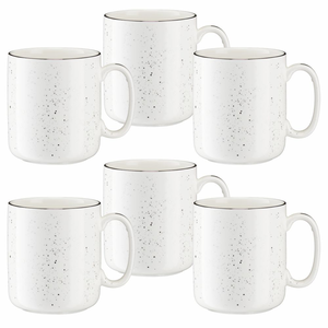 Zestaw kubków porcelanowych 380 ml 6 sztuk POLVERE