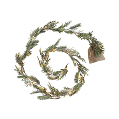 Girlanda świąteczna LED 180 cm ośnieżona