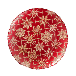 Talerz do ciasta szklany 28 cm CORINA