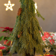 Choinka z szyszkami 60 cm w doniczce 2