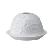 Lampion porcelanowy na tealight z wkładem LED 7,5 cm KOTY 2