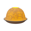 lampion na tealight z przezroczystej porcelany