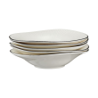 Serwis obiadowy Komplet talerzy porcelanowych na 12 osób BONITA BLACK 9