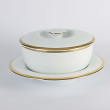 Salaterka porcelanowa Misa 25 cm SLIM GOLD  3