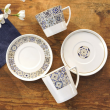 Serwis obiadowo kawowy porcelanowy na 12 osób AZULEA 8
