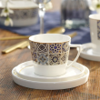 Serwis obiadowo kawowy porcelanowy na 12 osób AZULEA 9