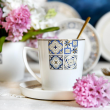 Serwis obiadowo kawowy porcelanowy na 12 osób AZULEA 11