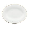 Półmisek porcelanowy ze złotą obwódką
