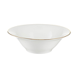 Salaterka porcelanowa ze złotą obwódką