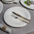 Serwis obiadowy porcelanowy na 12 osób NAOMI GOLD 20