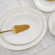 Serwis obiadowy porcelanowy na 12 osób NAOMI GOLD 1