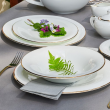 Serwis obiadowy porcelanowy na 12 osób NAOMI GOLD 16