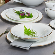 Serwis obiadowy porcelanowy na 12 osób NAOMI GOLD 16