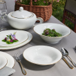Serwis obiadowy porcelanowy na 12 osób NAOMI GOLD 17