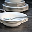 Talerz głęboki porcelanowy 23 cm PLUS PLATIN 2