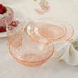Salaterka szklana różowa 18 cm MURIEL 2