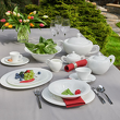Serwis obiadowo-kawowy porcelana kostna