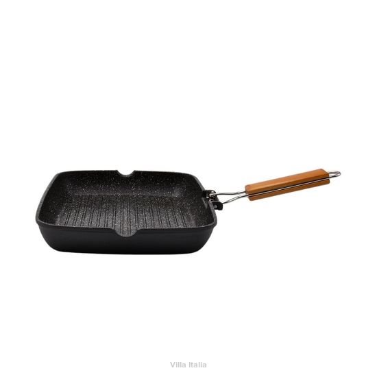 Patelnia do grillowania ze składanym uchwytem