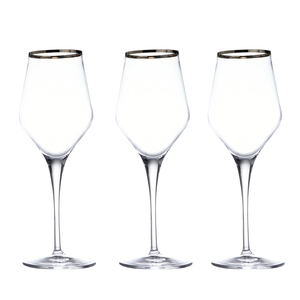 Kieliszki do białego wina 330 ml 6 sztuk CONTESSA Platino