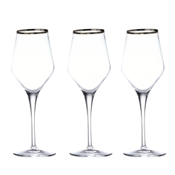 Kieliszki do białego wina 330 ml 6 sztuk CONTESSA Platino