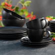 Serwis do kawy czarny na 6 osób BLACK ONYX 2