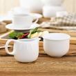 Serwis kawowy porcelanowy na 6 osób PLUS WHITE 6