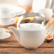 Serwis kawowy porcelanowy na 6 osób PLUS WHITE 2
