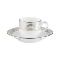 Filiżanka do espresso porcelanowa 100 ml ze spodkiem VALENTINO