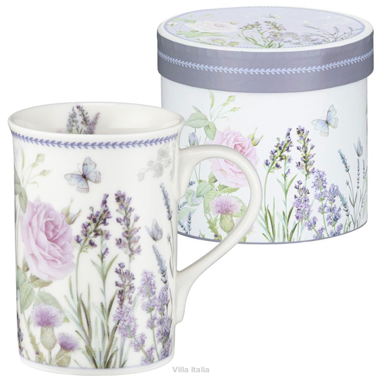 Kubek porcelanowy dekorowany 300 ml LAVENDER